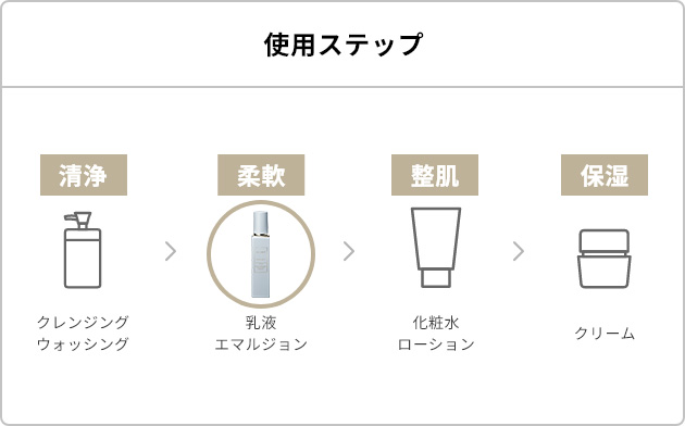 使用ステップ
